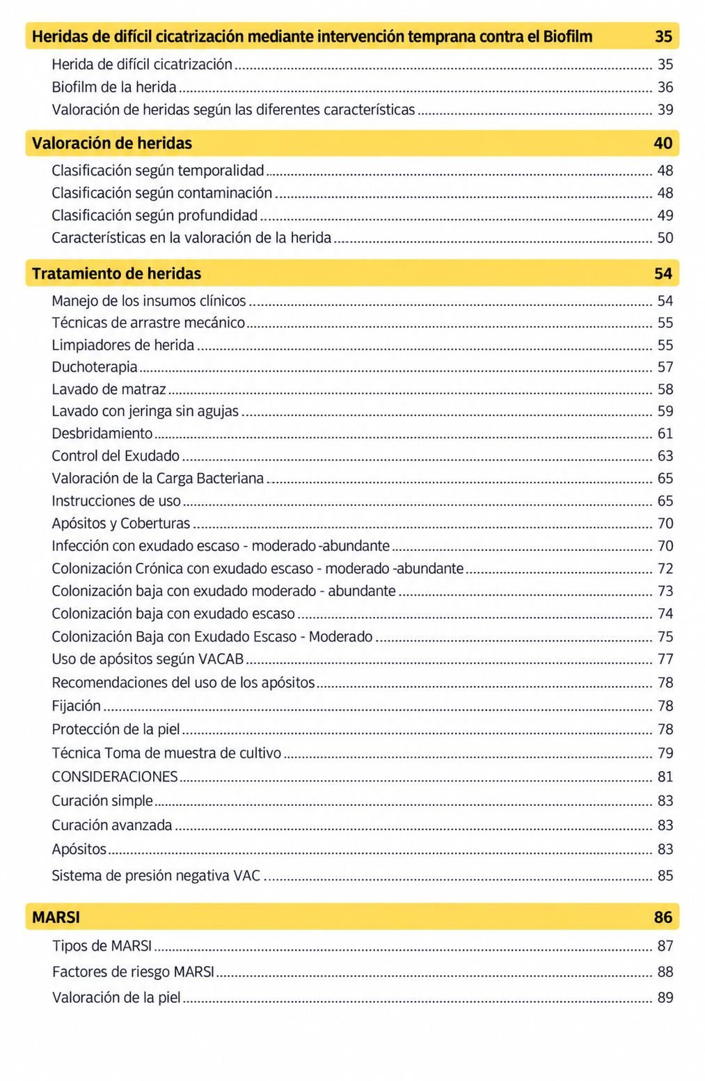 Libreta de Apósitos y Curaciones