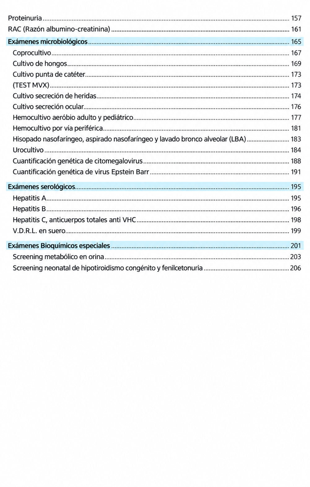 Libreta de Exámenes de laboratorio - Toma de muestras