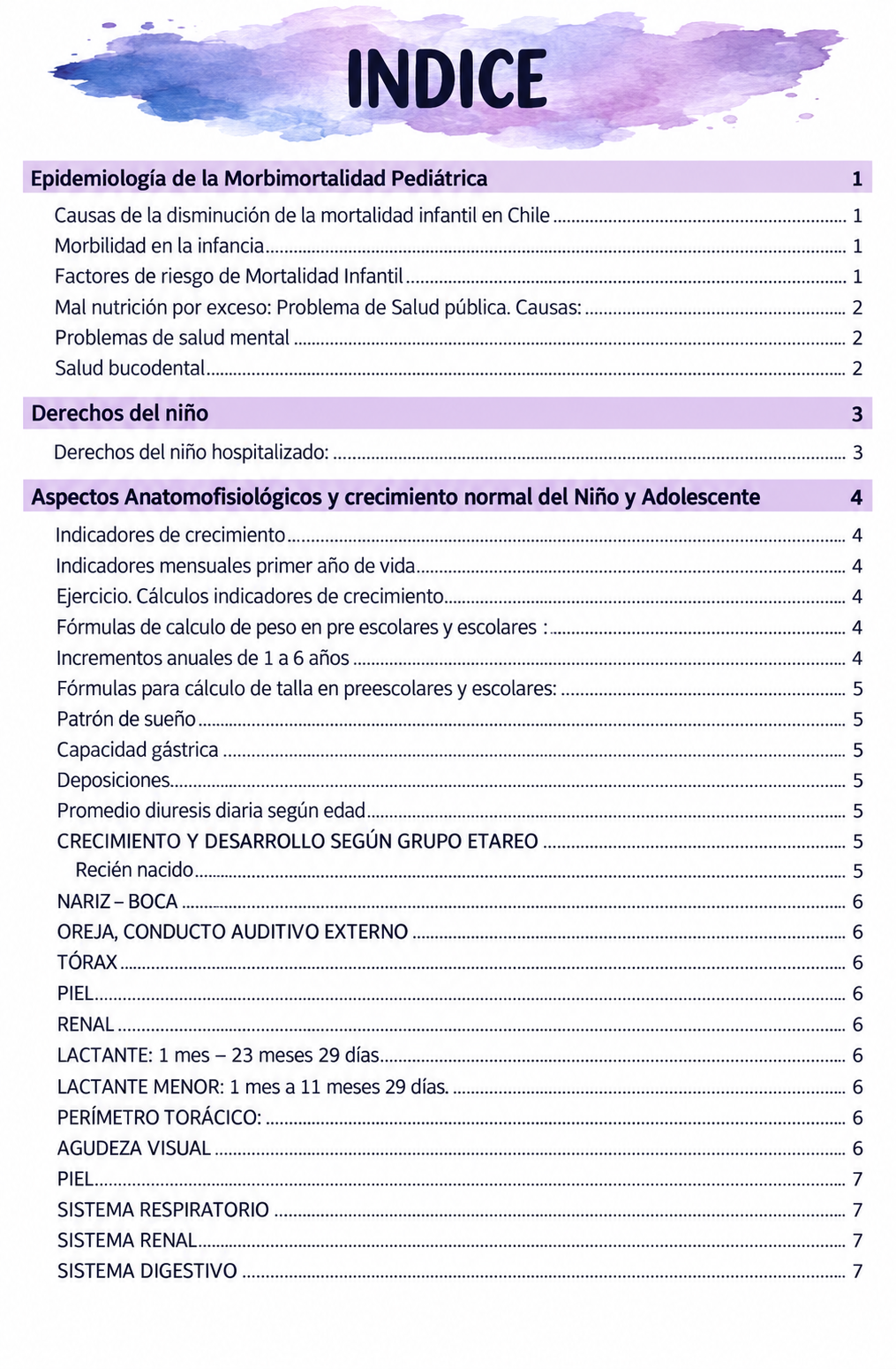 Libreta de Pediatría
