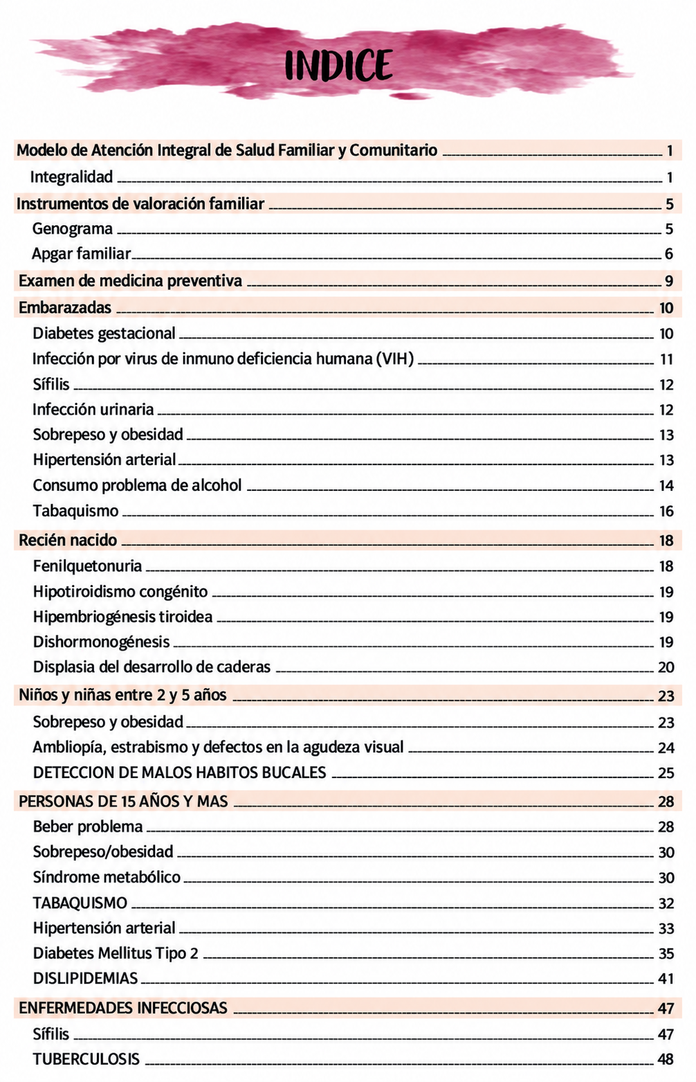 Libreta de atención primaria en salud (APS)