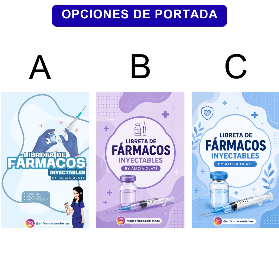 Libreta de Fármacos inyectables