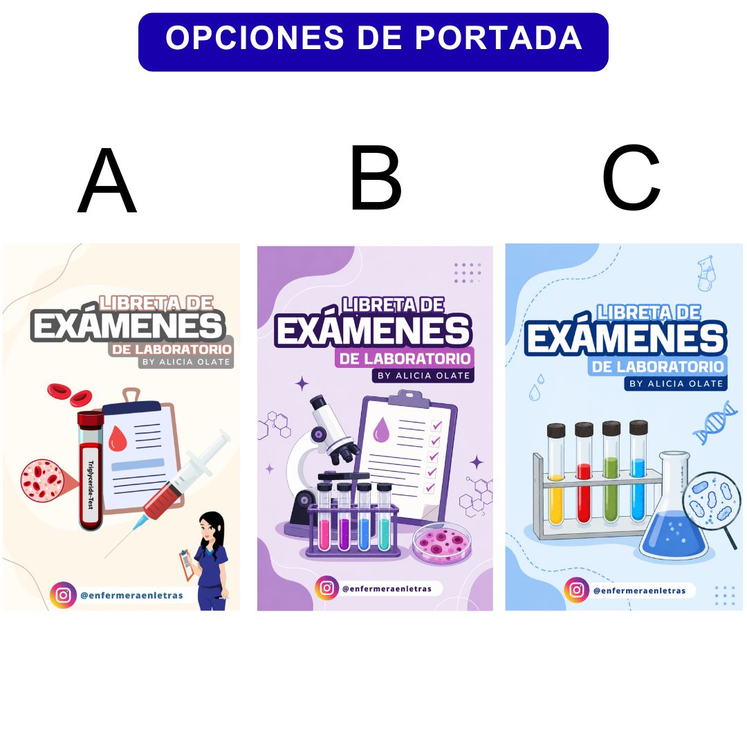 Libreta de Exámenes de laboratorio - Toma de muestras