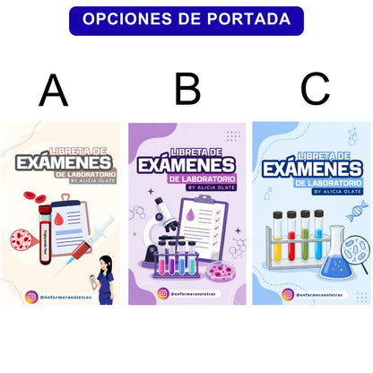 Libreta de Exámenes de laboratorio - Toma de muestras