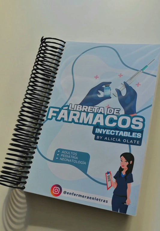 Libreta de Fármacos inyectables