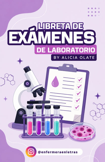Libreta de Exámenes de laboratorio - Toma de muestras